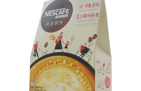 瑪瑙涂布牛卡雀巢咖啡食品包裝袋案例展示         